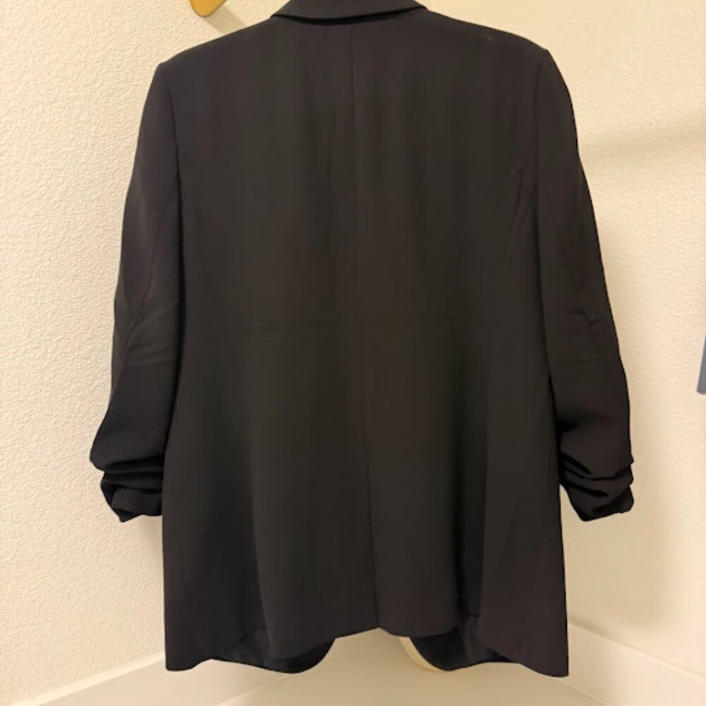 Ann Taylor Black Open-Front Blazer – Size 12 - Picture 3 of 3